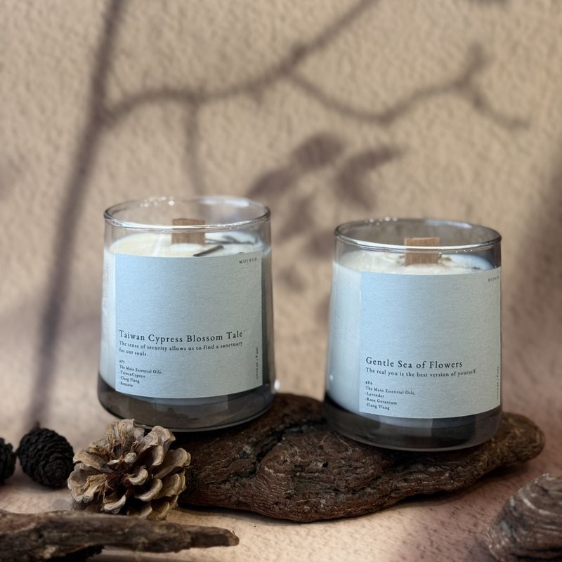 Peace Within系列-精油香氛蜡烛 200g (7款)-附小卡 - 蜡烛/烛台 - 玻璃 