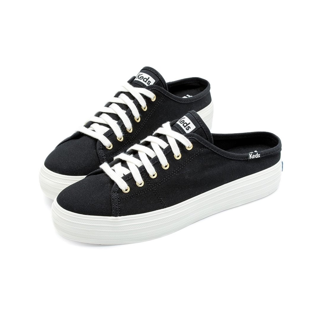 KEDS TRIPLE KICKMULE 厚底穆勒帆布休闲鞋9241W133604 - 女款休闲鞋 - 其他材质 