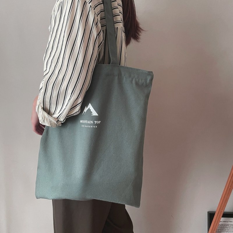 MOUNTAIN 山峰 拉链帆布袋 帆布袋 帆布包 - 手提包/手提袋 - 其他材质 