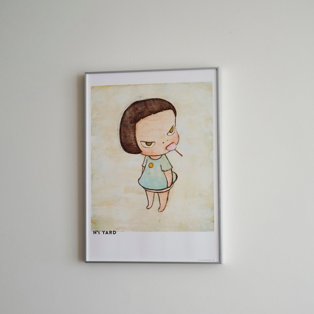 【原版】奈良美智 Yoshitomo Nara | Lollipop 棒棒糖 - 海报/装饰画/版画 - 纸 