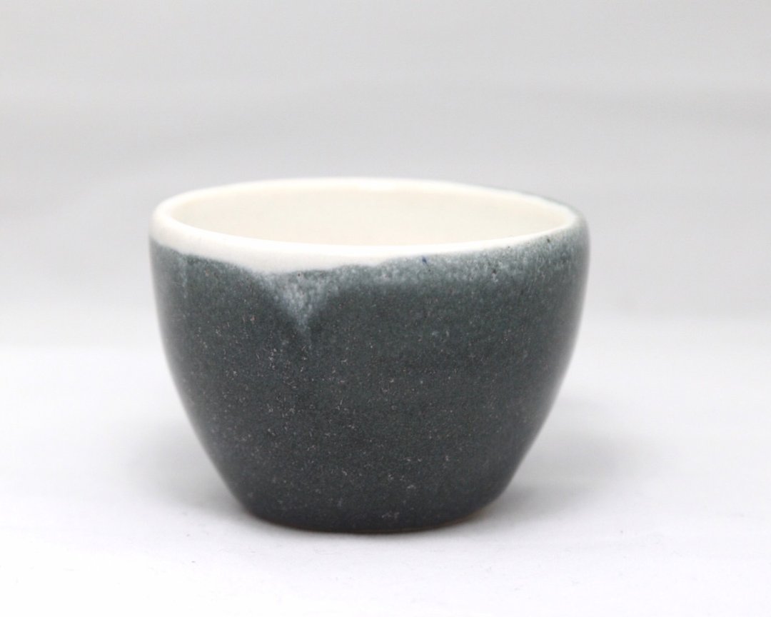 藏菁ㅣ 墨青山色 小茶杯 - 其他杯子 - 陶 