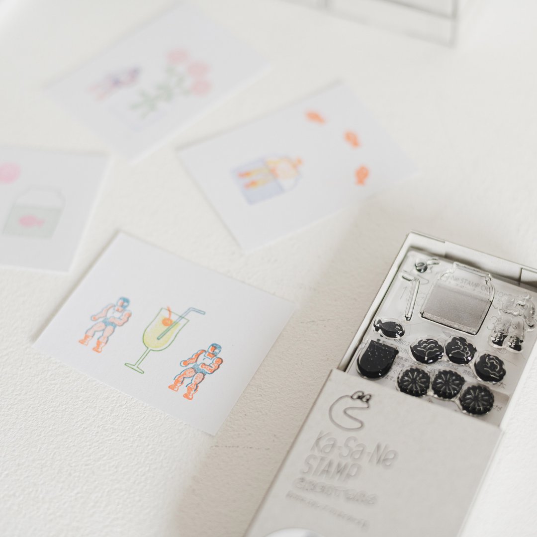 Ka-Sa-Ne STAMP CREATORS 朝野ペコ - 印章/印台 - 树脂 透明