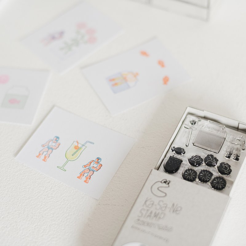 Ka-Sa-Ne STAMP CREATORS 朝野ペコ - 印章/印台 - 树脂 透明