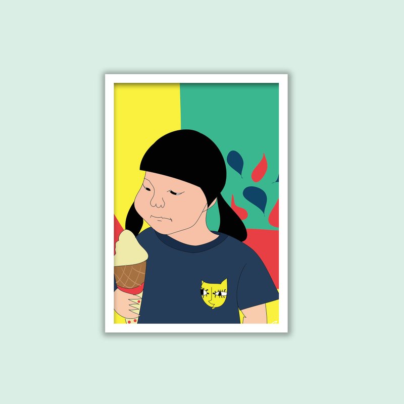 客制人像插畫訂製 單人/多人 情侶/全家福/送禮/紀念 - 订制画像 - 纸 多色