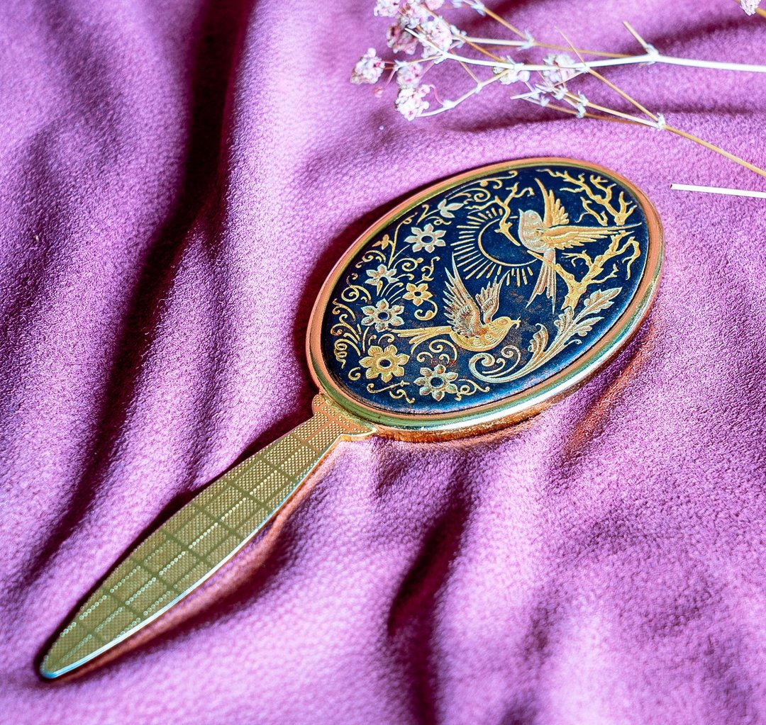 大马士革随身镜 - 西洋古董饰品 - 其他 - 铜/黄铜 