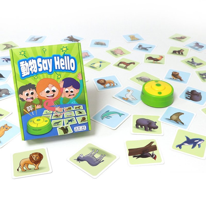 动物SAY HELLO  派对游戏 派对桌游 圣诞礼盒毕业礼物 - 玩具/玩偶 - 塑料 绿色