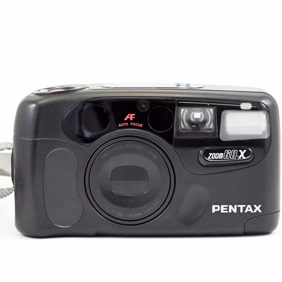 复古操作项目 PENTAX ZOOM60-X 胶卷小相机 35-70mm - 相机 - 塑料 
