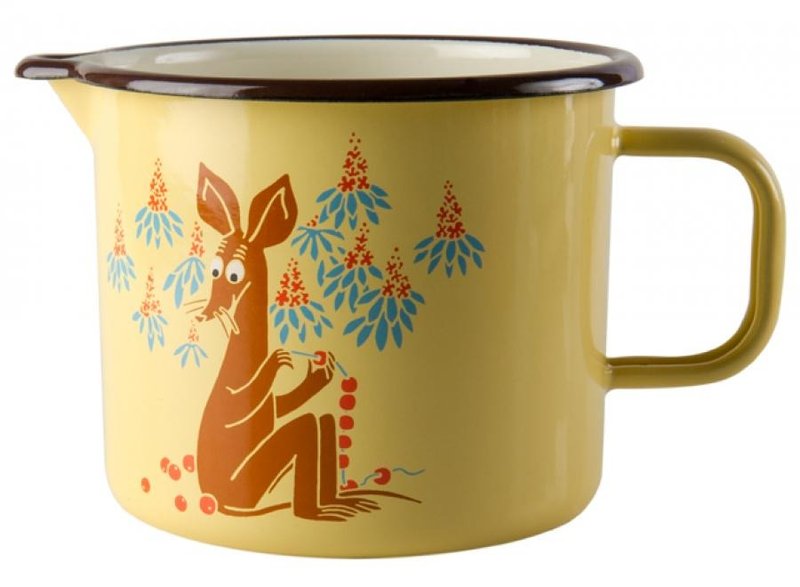 Moomin芬兰噜噜米泡面锅1.3l /圣诞节礼物/交换礼物 - 锅具/烤盘 - 珐琅 黄色