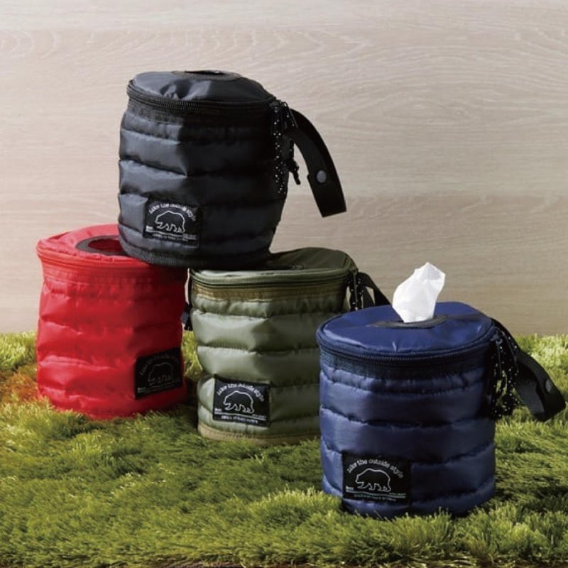 【野趣选物】日本Suetoya-羽绒圆筒卫生纸盒 - 收纳用品 - 其他材质 