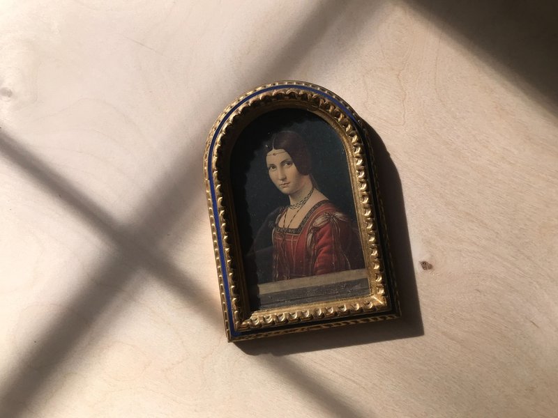 早期复制画/ 达文西 La belle Ferroniere - 摆饰 - 其他材质 多色