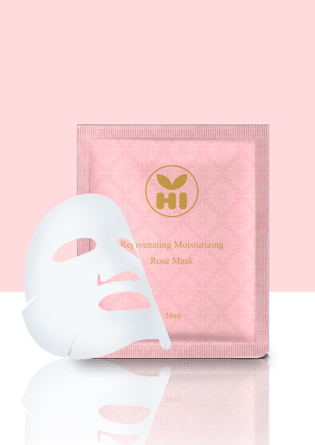 晶漾玫瑰活肤保湿面膜Rose Mask-28ml*5入/盒 - 面膜/冻膜 - 浓缩/萃取物 粉红色