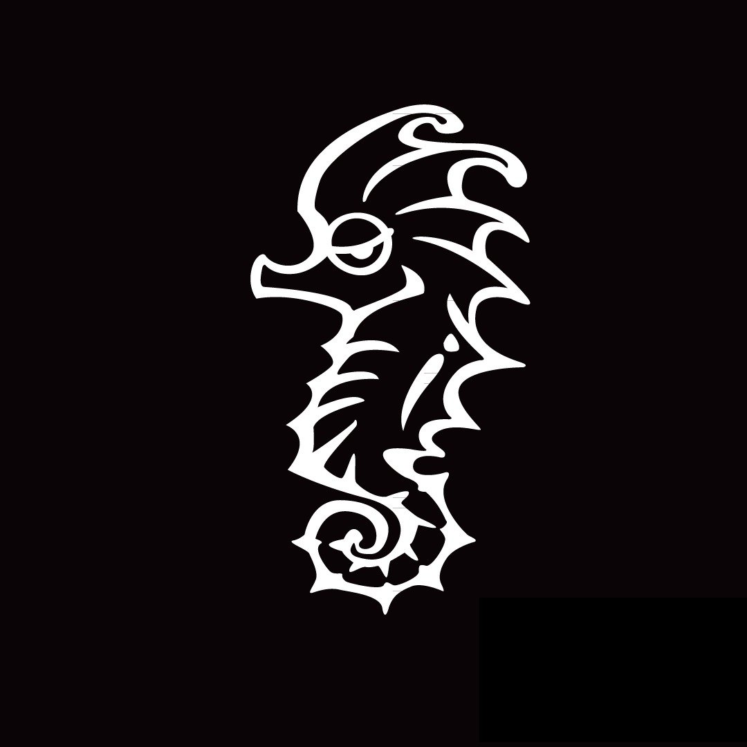 小海马 反光贴纸 笔电贴纸 安全帽贴  防水防晒 高亮度 车贴 - 贴纸 - 防水材质 