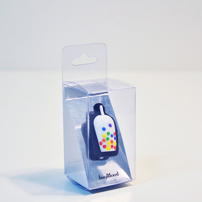 彩虹 珍奶 Pridetone Rainbow 手作徽章别针 纪念礼物 情人节礼物 - 徽章/别针 - 粘土 多色