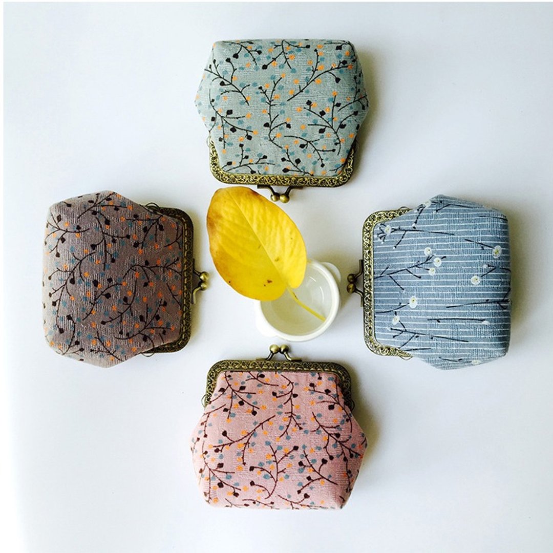  coin purse 零钱包 口金包  - 零钱包 - 棉 多色