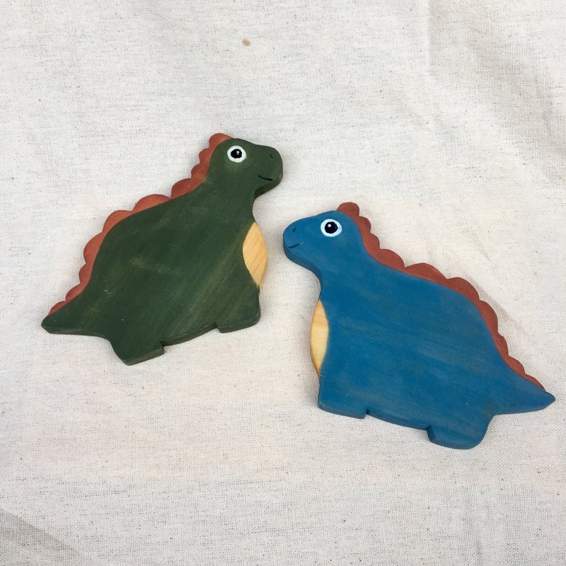 woowood-长颈龙原木杯垫 - 杯垫 - 木头 多色