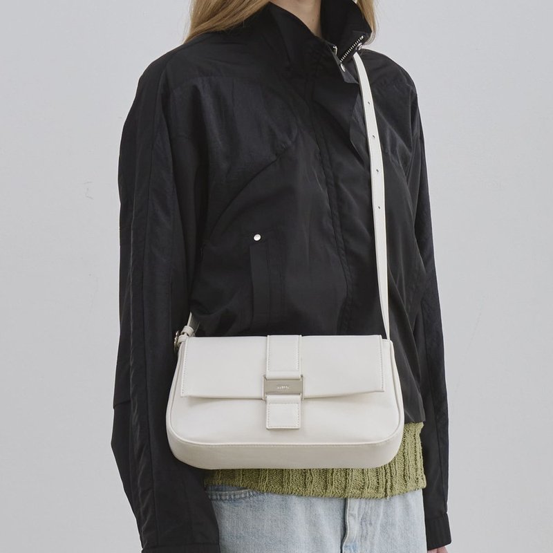 韓國製 MUR Seren bag 手袋/單肩包/上肩袋/手提袋 Cream - 侧背包/斜挎包 - 环保材料 