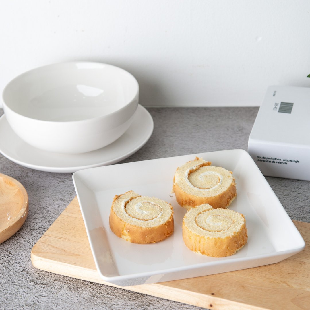 ceramic bowl,ceramic plate WHITE / 3 types in total - 茶具/茶杯 - 陶 白色