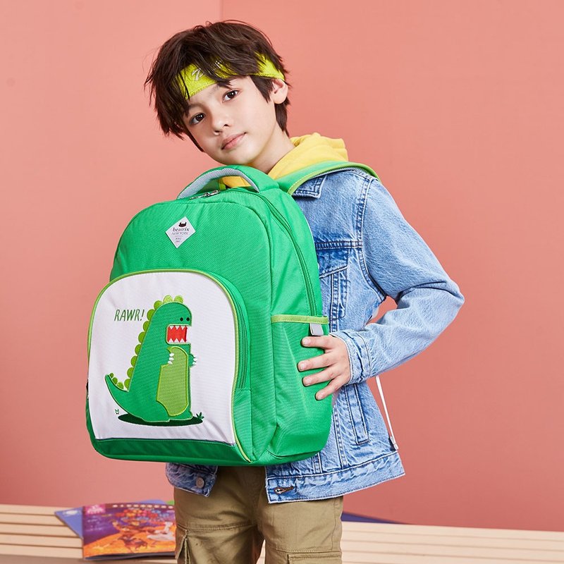 BEATRIX NEW YORK 经典刺绣国小护脊轻量书包-适用身高110-130cm - 后背包/双肩包 - 聚酯纤维 多色