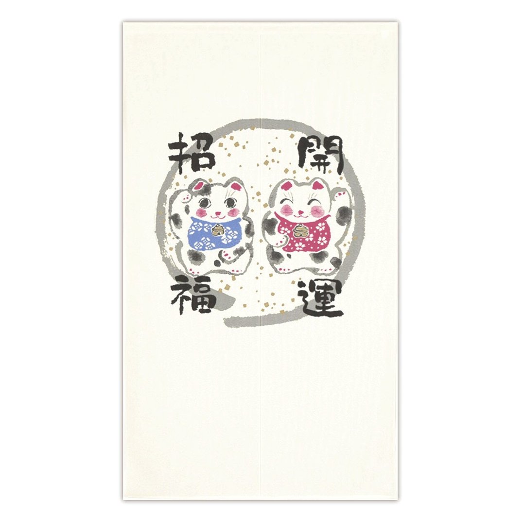 日本制コスモ长门帘招福开运 - 门帘/门牌 - 其他人造纤维 
