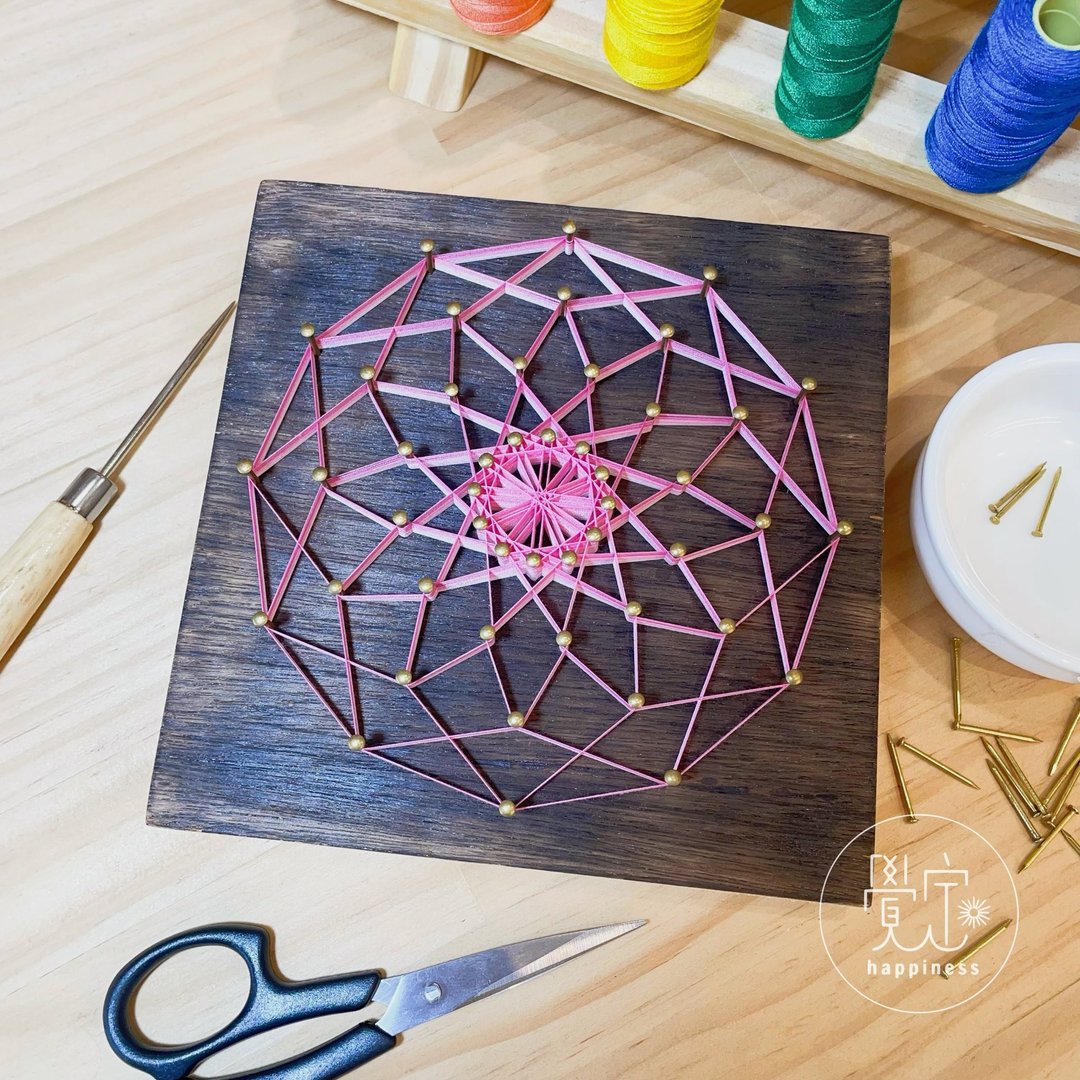 Stringart 艺术作品 - 摆饰 - 其他材质 多色
