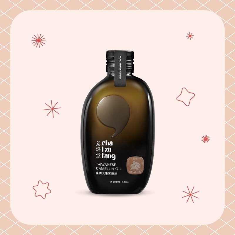 【2024 台湾大果苦茶油250mL】单入 提盒包装 冷压制油 茶籽堂 - 健康/养生 - 植物．花 