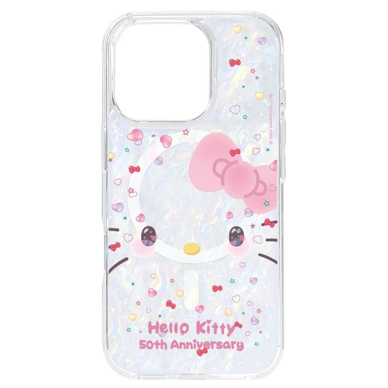 HelloKitty 50周年 梦游仙境 iPhone 16 15 14 13 12 Pro Max - 手机壳/手机套 - 贝壳 透明