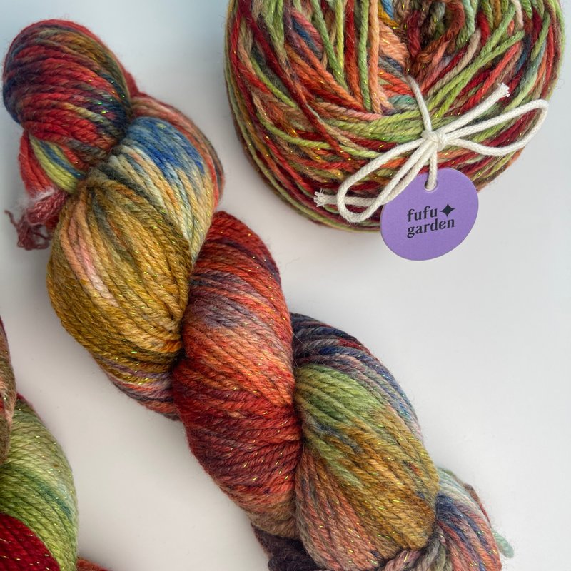 fufugarden手染線素境云舒系列-100%巴素蘭羊毛 - 编织/刺绣/羊毛毡/裁缝 - 羊毛 