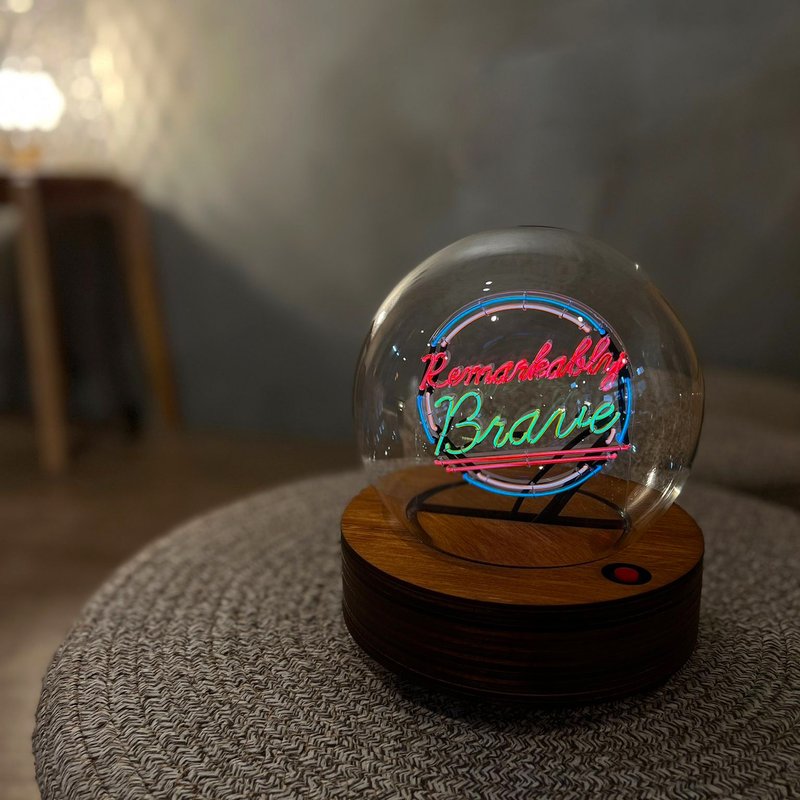定制化礼物 情人节礼物 玻璃球灯 - Led neon light 灯 字句 - 灯具/灯饰 - 玻璃 多色