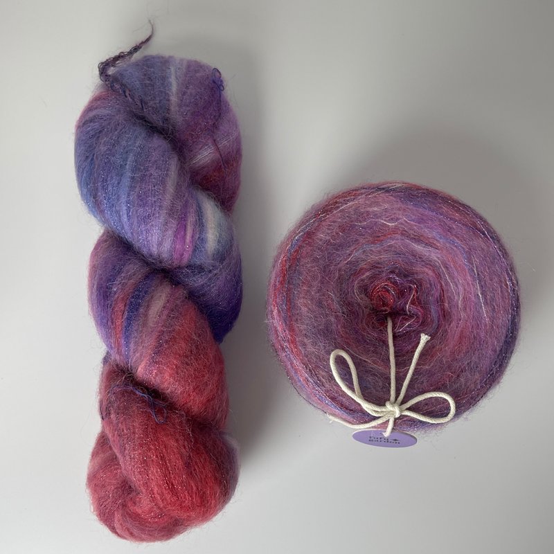 fufugarden南非幼馬海-霜絨甜點系列-藍莓絲絨蛋糕 - 编织/刺绣/羊毛毡/裁缝 - 羊毛 