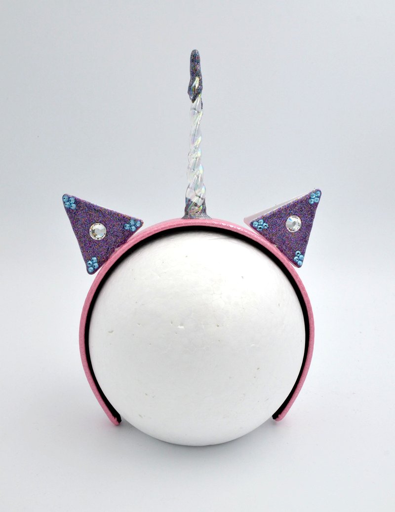 粉红独角兽发箍 头箍 hairband headband  - 发饰 - 塑料 粉红色