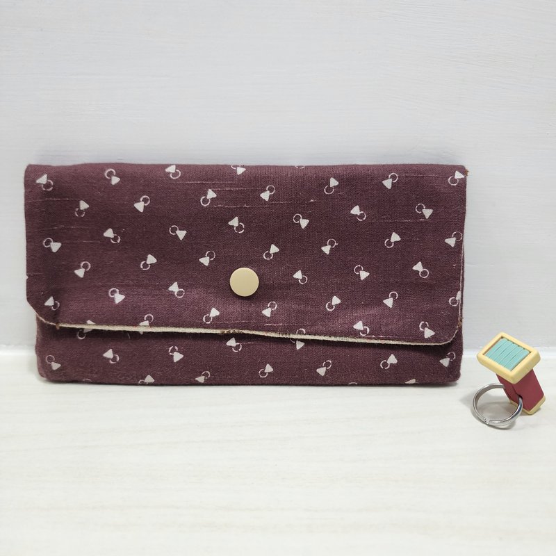 【24小时快速出货】独一无二的布长夹 - 皮夹/钱包 - 棉．麻 多色