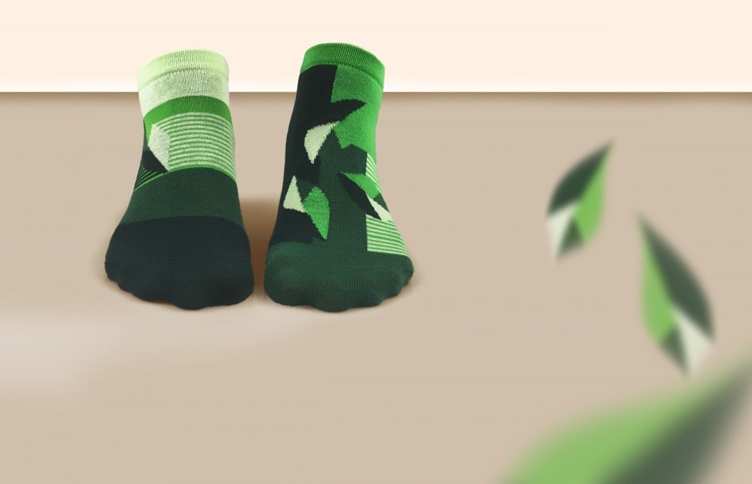 socks_mojito / irregular / socks / grenn - 袜子 - 棉 绿色