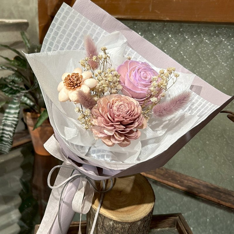 满天星系列索拉花束/紫粉 - 植栽 - 植物．花 