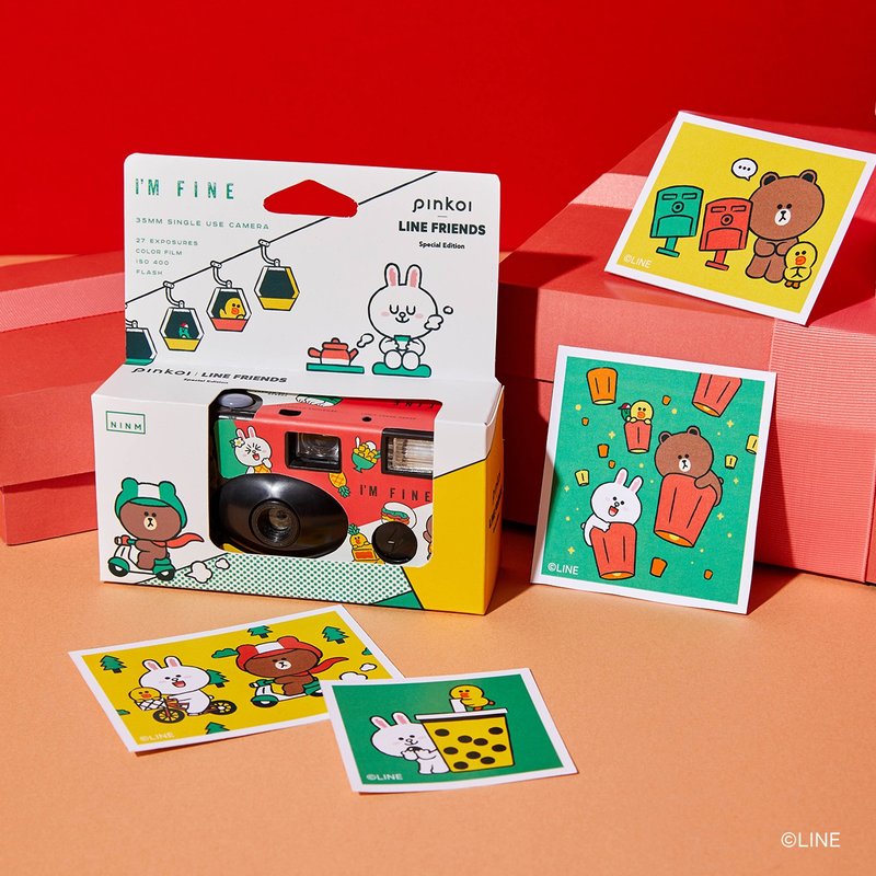 圣诞礼物 限定 88 折 底片相机・Pinkoi | LINE FRIENDS - 相机 - 其他材质 