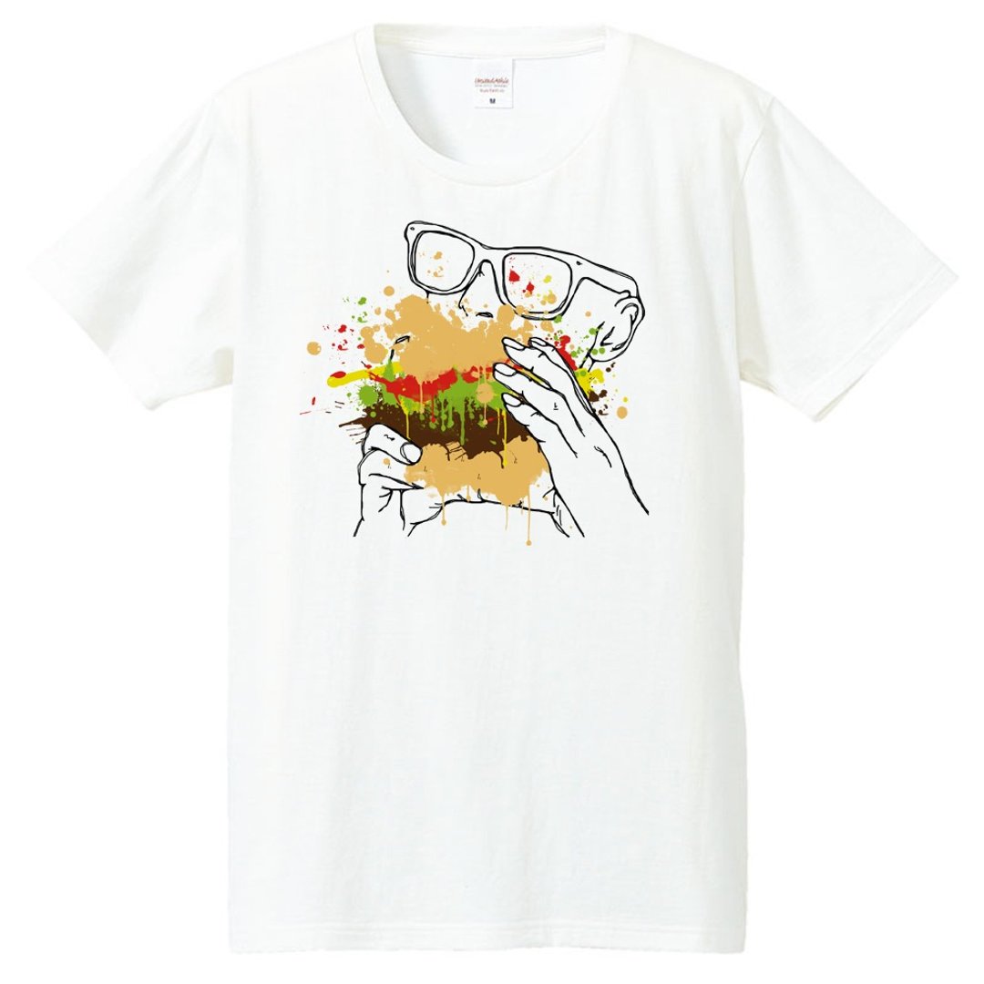 T-shirt / appetite - 男装上衣/T 恤 - 棉 白色