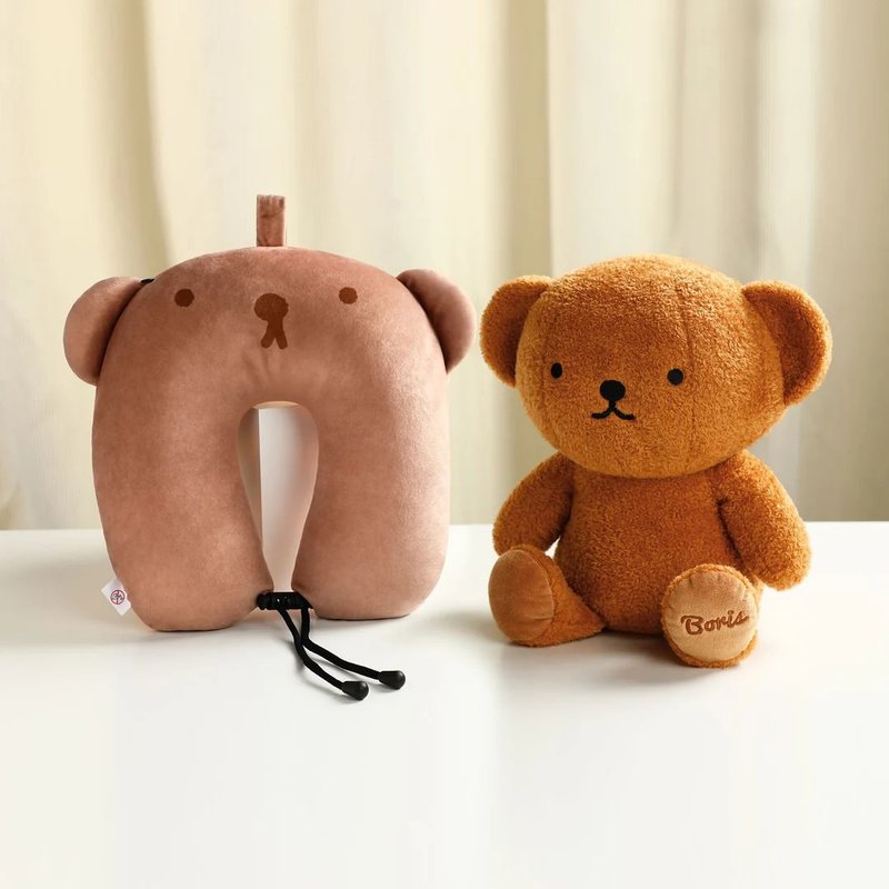 VIPO x MIFFY 波里斯熊收纳颈枕 - 颈枕/旅行枕 - 聚酯纤维 咖啡色
