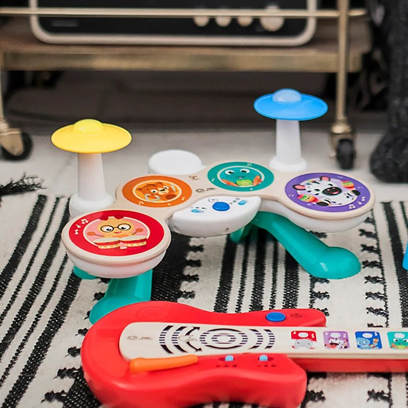 【礼物】德国Hape Baby Einstein 合奏系列魔法触控鼓 - 玩具/玩偶 - 木头 多色