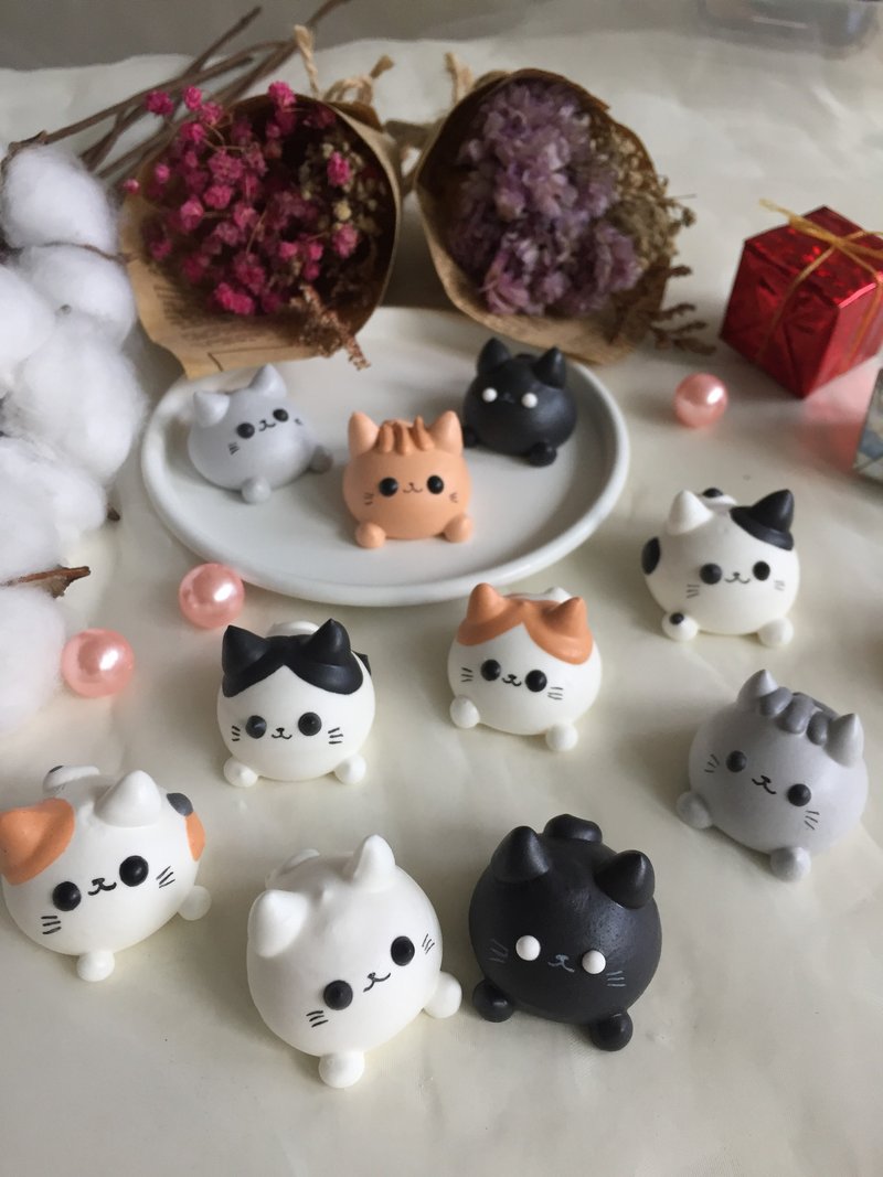 【MSM】猫咪造型马林糖 - 零食/点心 - 新鲜食材 灰色
