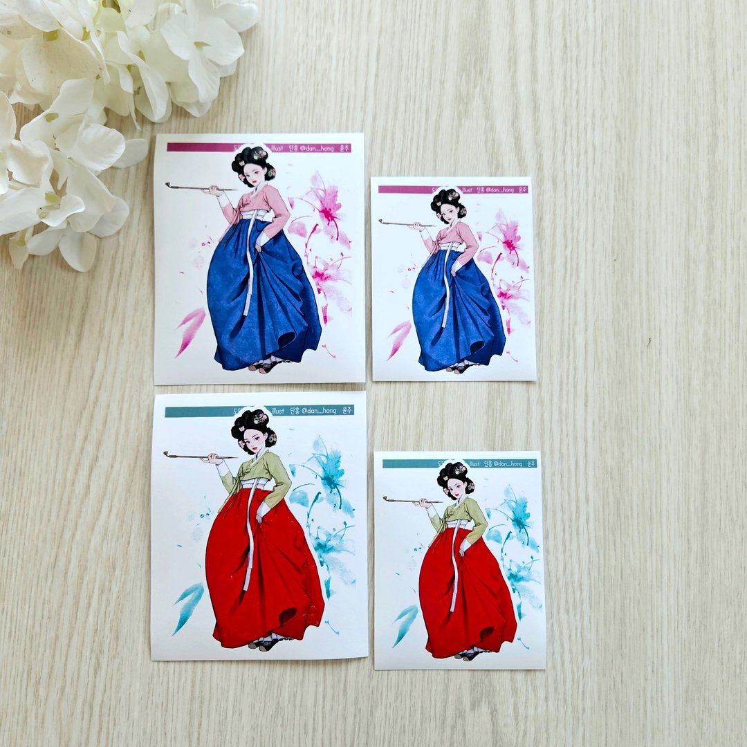 dodam_韩式传统服饰贴纸_yujin - 贴纸 - 纸 