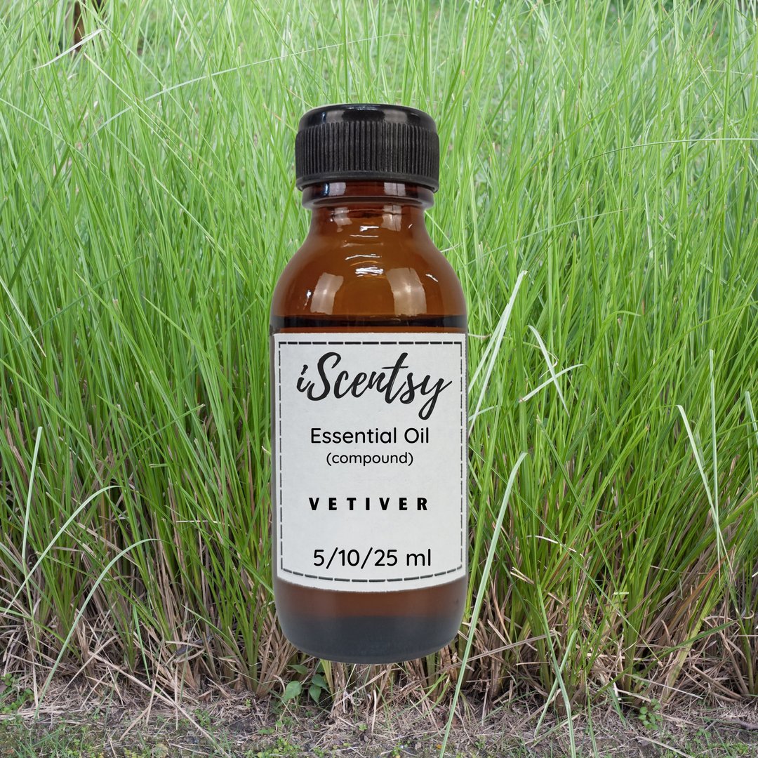 Thai Pure & Natural Essential Oil: Vetiver Essential Oil 100% - 蜡烛/香氛/手工皂 - 其他材质 