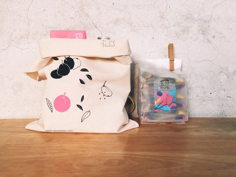 手工酿梅子－大梅满伴手礼组、布袋伴手礼组 Plum Gift Set - 茶 - 新鲜食材 多色