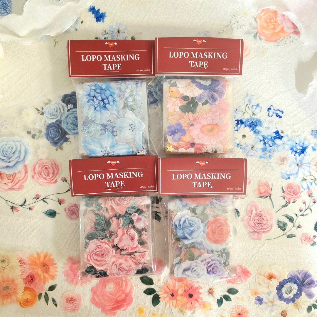 5% Off Set_Pre-Cut Segment Set of 4 A – Light & Roman - 贴纸 - 其他材质 