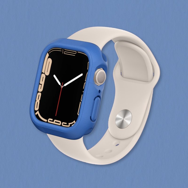 Apple Watch SE3/9/8/SE2/7/6/SE/5/4 边框保护壳-钴蓝 - 数码小物 - 其他材质 蓝色