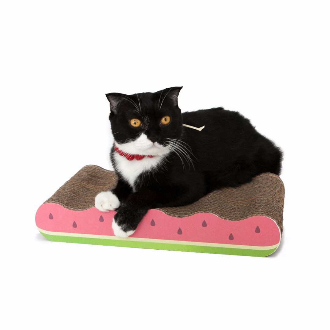 KAFBO Tangmo Cat Scratching Pad - Wave - 玩具 - 纸 红色