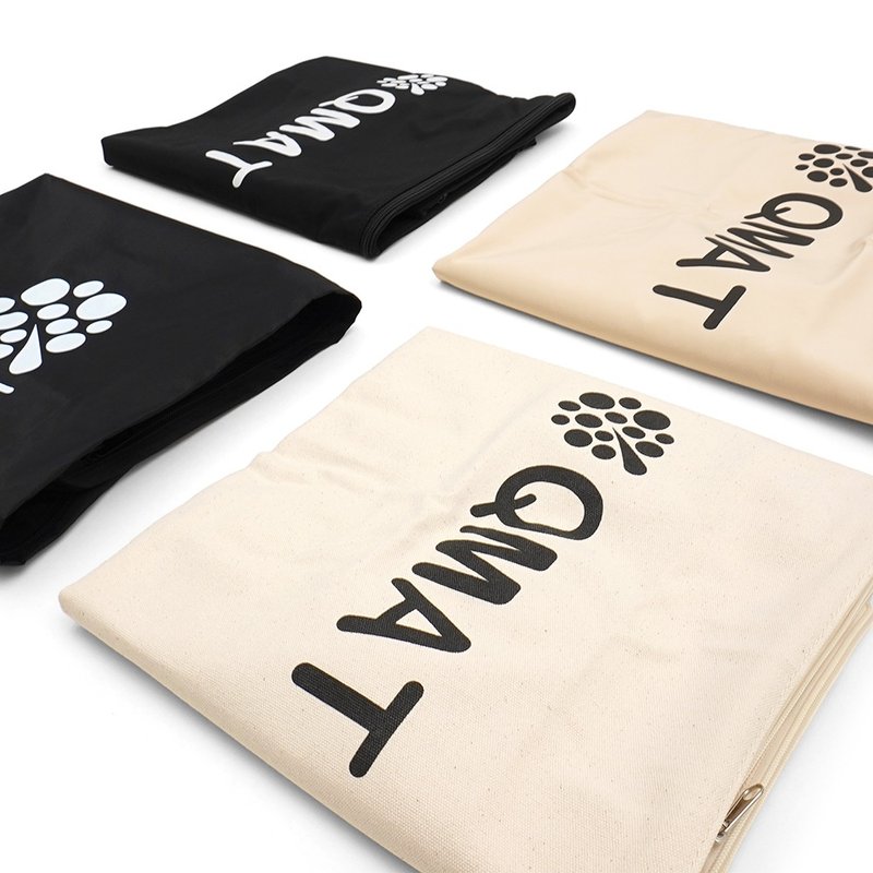 【QMAT】瑜珈垫收纳袋 (卷垫、折垫、方折垫、小物收纳袋) - 运动配件 - 其他材质 黑色