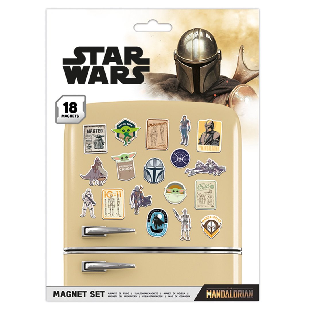【星际大战】 曼达洛人 The Mandalorian Bounty Hunter - 磁铁组 - 冰箱贴/磁贴 - 其他材质 多色