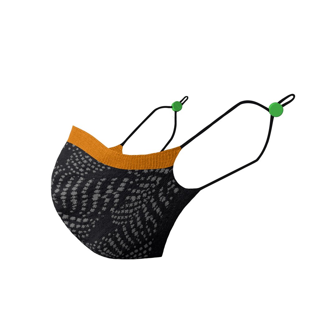feat.MASK Galaxy - reusable 3D adult mask 成人可重用立体口罩 - 口罩 - 环保材料 黑色