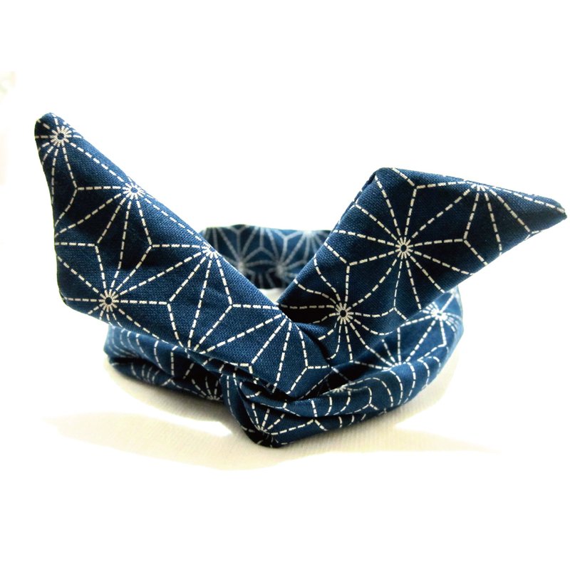 半成品的梦 好烦小姐 铝线 发带 蓝色 几何 - 发饰 - 棉．麻 蓝色