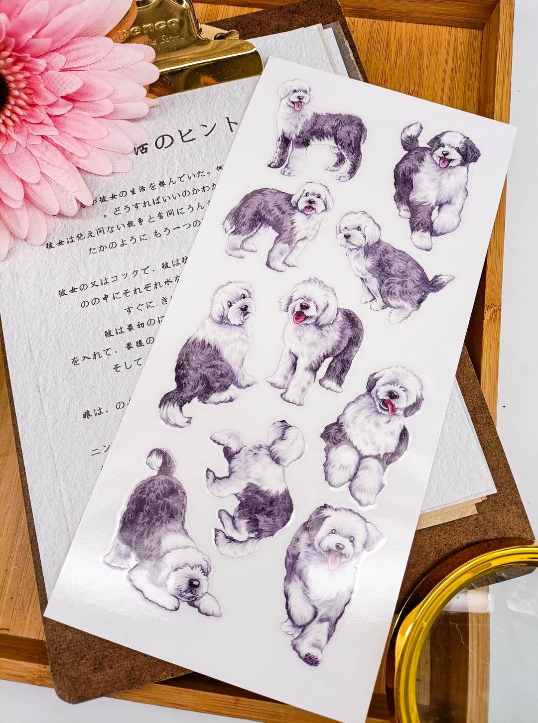 5K070-21_五口美-乾式轉印貼紙_ I am pretty Transfer Stickers - 贴纸 - 其他材质 多色