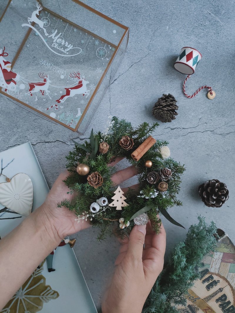 -永生果实小花圈 - 干燥花/捧花 - 植物．花 绿色